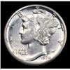 Image 2 : 1934-d Mercury Dime 10c Grades Choice AU/BU Slider