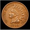 Image 2 : 1909 Indian Cent 1c Grades Select AU