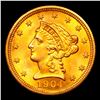 Image 2 : ***Auction Highlight*** 1904-p Gold Liberty Quarter Eagle 2.5 Graded ms67 By SEGS (fc)