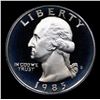 Image 2 : Proof 1985-s Washington Quarter 25c Grades GEM++ Proof Deep Cameo