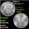 Image 1 : 1883-o Morgan Dollar 1 Grades Choice+ Unc