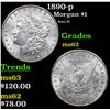 Image 1 : 1890-p Morgan Dollar $1 Grades Select Unc