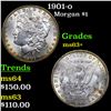 Image 1 : 1901-o Morgan Dollar $1 Grades Select+ Unc