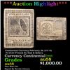 ***Auction Highlight*** Continental Currency February 26, 1777 $5 Fr-CC57 Printed By Hall & Sellers 