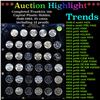***Auction Highlight*** Completed Franklin 50c Capital Plastic Holder, 1948-1963, 35 coins including