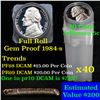 Image 1 : Proof Jefferson 5c roll, 1984-s 40 pcs