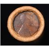 Image 2 : Mixed small cents 1c orig shotgun roll, 1917-d Wheat Cent, 1899 Indian Cent other end, Brinks Wrappe
