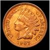 Image 2 : 1907 Indian Cent 1c Grades Choice AU/BU Slider