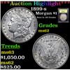 Image 1 : ***Auction Highlight*** 1899-s Morgan Dollar $1 Graded Select Unc By USCG (fc)