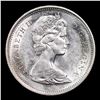 Image 2 : 1967 Canada Quarter 25c Queen Elizabeth II Grades Choice Unc
