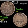 Image 1 : 1877-p Seated Liberty Dime 10c Grades g+