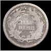 Image 3 : 1862-p Seated Liberty Half Dime 1/2 10c Grades vg+