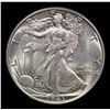 Image 2 : 1943-p Walking Liberty Half Dollar 50c Grades Select+ Unc