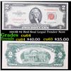 Image 1 : 1953B $2 Red Seal Legal Tender Note Grades Choice CU