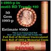 Image 1 : Shotgun Lincoln 1c roll, 1995-p 50 pcs Brandt Wrapper