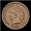 Image 2 : 1863 Indian Cent 1c Grades vf+