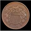 Image 2 : 1865 Two Cent Piece 2c Grades vf++