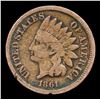 Image 2 : 1861 Indian Cent 1c Grades vf, very fine