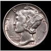 Image 2 : 1944-p Mercury Dime 10c Grades Choice Unc