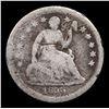 Image 2 : 1856-p Seated Liberty Half Dime 1/2 10c Grades vf details