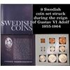 Image 1 : 9 Swedish coin set struck during the reign of Gustav VI Adolf 1955-1964