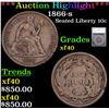 Image 1 : ***Auction Highlight*** 1866-s Seated Liberty Dime 10c Graded xf40 By SEGS (fc)
