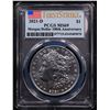 Image 2 : ***Auction Highlight*** PCGS 2021-d Morgan Dollar First Strike $1 Graded ms69 By PCGS (fc)