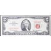 Image 2 : **Star Note** 1963 $2 Red Seal Legal Tender Note Grades vf+