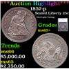 Image 1 : ***Auction Highlight*** 1857-p Seated Liberty Quarter 25c Graded ms65+ By SEGS (fc)