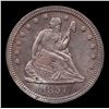 Image 2 : ***Auction Highlight*** 1857-p Seated Liberty Quarter 25c Graded ms65+ By SEGS (fc)