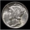 Image 2 : 1945-p Mercury Dime 10c Grades GEM+ Unc
