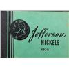 Image 2 : Partial Jefferson 5c book, 1938-1964. 65 coins in total, including most of the wartime silver nickle