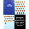 Image 1 : Complete Lincoln 1c International Mint folder, 1959-1982, 42 coins.