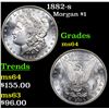 Image 1 : 1882-s Morgan Dollar $1 Grades Choice Unc