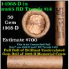Image 1 : Shotgun Lincoln 1c roll, 1982-d 50 pcs Brandt Wrapper