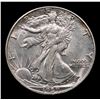 Image 2 : 1939-d Walking Liberty Half Dollar 50c Grades Select+ Unc