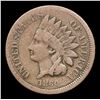 Image 2 : 1860 Indian Cent 1c Grades vf+