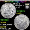 ***Auction Highlight*** 1886-o Morgan Dollar $1 Graded Select+ Unc By USCG (fc)