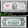 1928D $2 Red Seal Legal Tender Note Grades Select AU