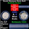 Image 1 : Buffalo Nickel Shotgun Roll in Old Bank Style 'Bell Telephone'  Wrapper 1921 &d Mint Ends