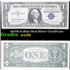 1957B $1 Blue Seal Silver Certificate Grades Choice AU/BU Slider
