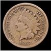 Image 2 : 1862 Indian Cent 1c Grades vf+