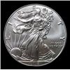 Image 2 : 2018-p Silver Eagle Dollar $1 Graded ms70