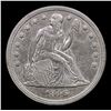 Image 2 : ***Auction Highlight*** 1846-p Seated Liberty Dollar $1 Graded Select Unc By USCG (fc)