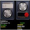 Image 1 : 1880-s Morgan Dollar $1 Graded ms63 By US Rare Coin