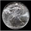 Image 2 : 1994-p Silver Eagle Dollar $1 Grades ms69