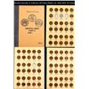Image 1 : Partial Lincoln 1c Library of Coins folder #2, 1941-1974. 87 Coins