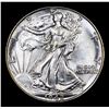 Image 2 : 1942-p Walking Liberty Half Dollar 50c Grades Choice Unc