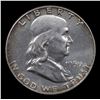 Image 2 : 1950-p Franklin Half Dollar 50c Grades Select Unc