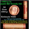 Image 1 : Shotgun Lincoln 1c roll, 1995-p 50 pcs Brandt Wrapper